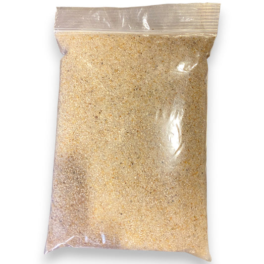 Premium Sand - Natural 1-2mm - 1 Kg ziplock 6x8  Bag
