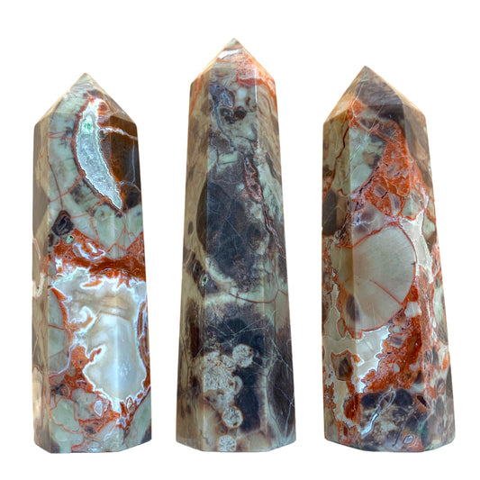 Indonesian Blood Stone - 2 to 5 inch - Price per gram - China - NEW622 - Polished Points