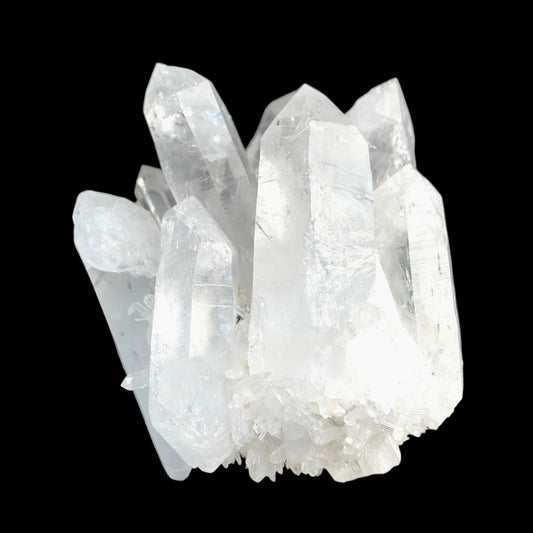 #1 Clear Crystal Quartz Clusters AA - 931g - 5x4 inch - China - Specimen 1