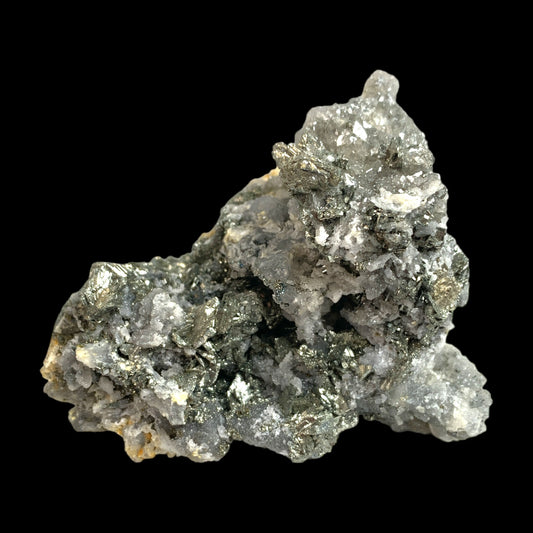 Pyrite with Barite AAA - 258g - 3.5 inch - Morocco - Specimen 1