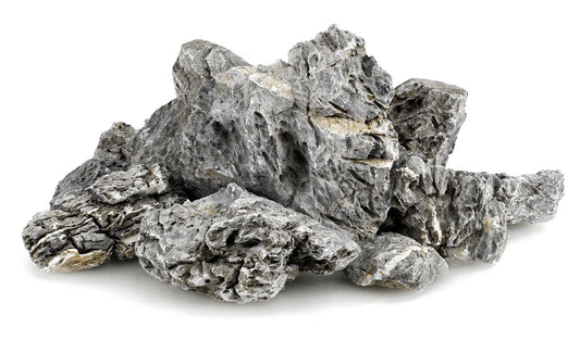 High Quality Seiryu 
 ORIGINAL Stone Rock - 8 to 30 cm - per lb.  (Order in in multiples of 50)