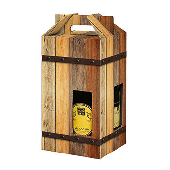 OAK - Rovere Design Quad 4 Porte-bouteilles de VIN 750 ml ONDULÉ (20 par caisse) NEW421