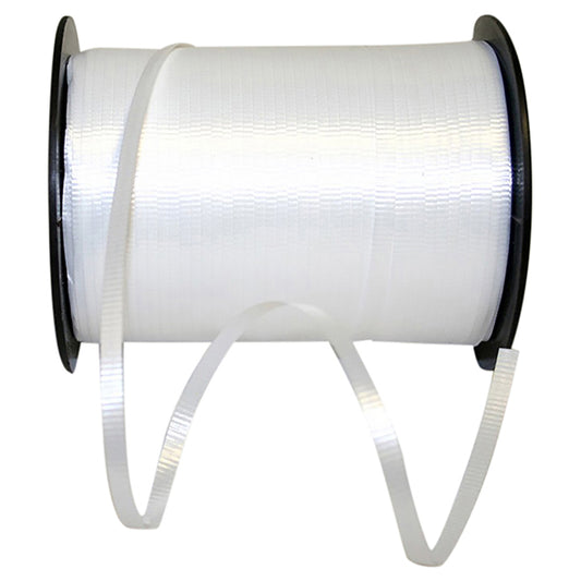 Reg. Curling Ribbon - White - 3/16 inches x 500 yards