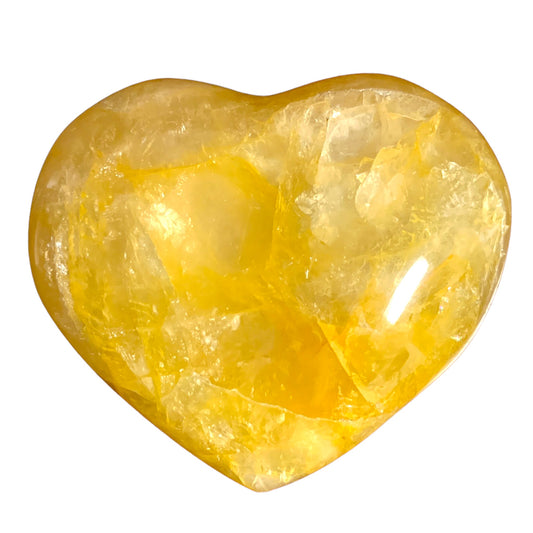 Golden Hematoid Decorative Heart – Medium (5-9cm) – Priced Per Gram – China