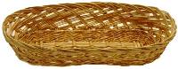 15 x 8 x 2 inch deep OVAL Willow BREAD TRAY