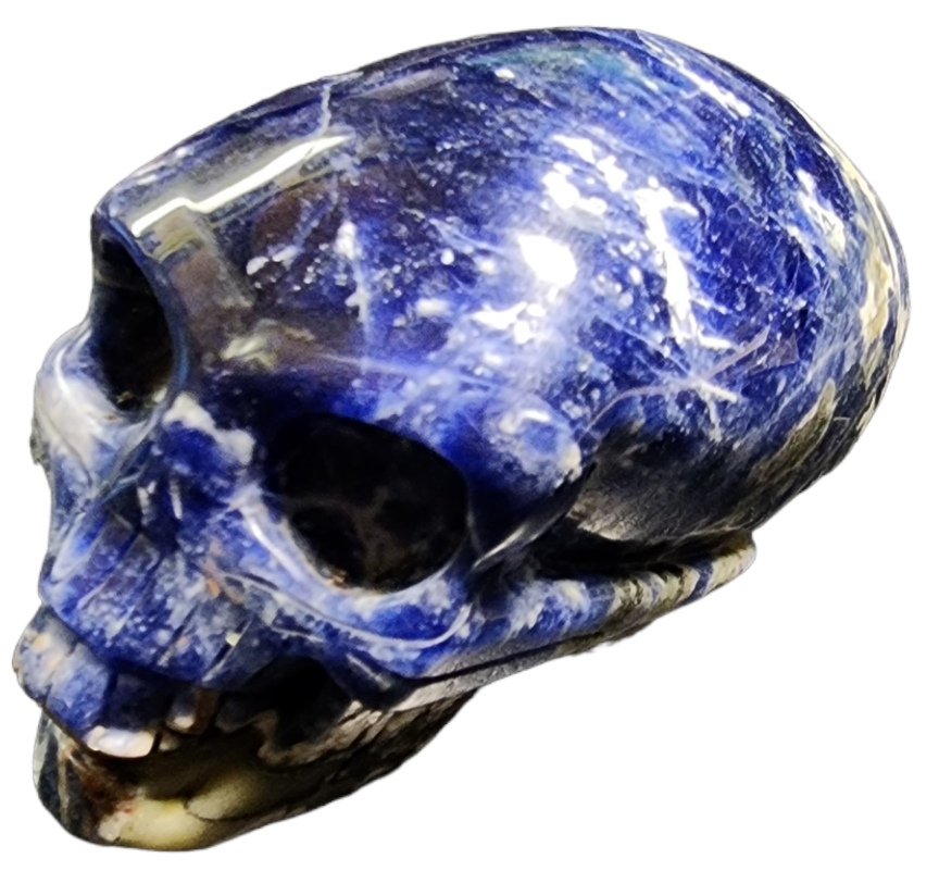 Alien Skull - Sodalite - Medium 5 inch - Price per gram - China - NEW1122