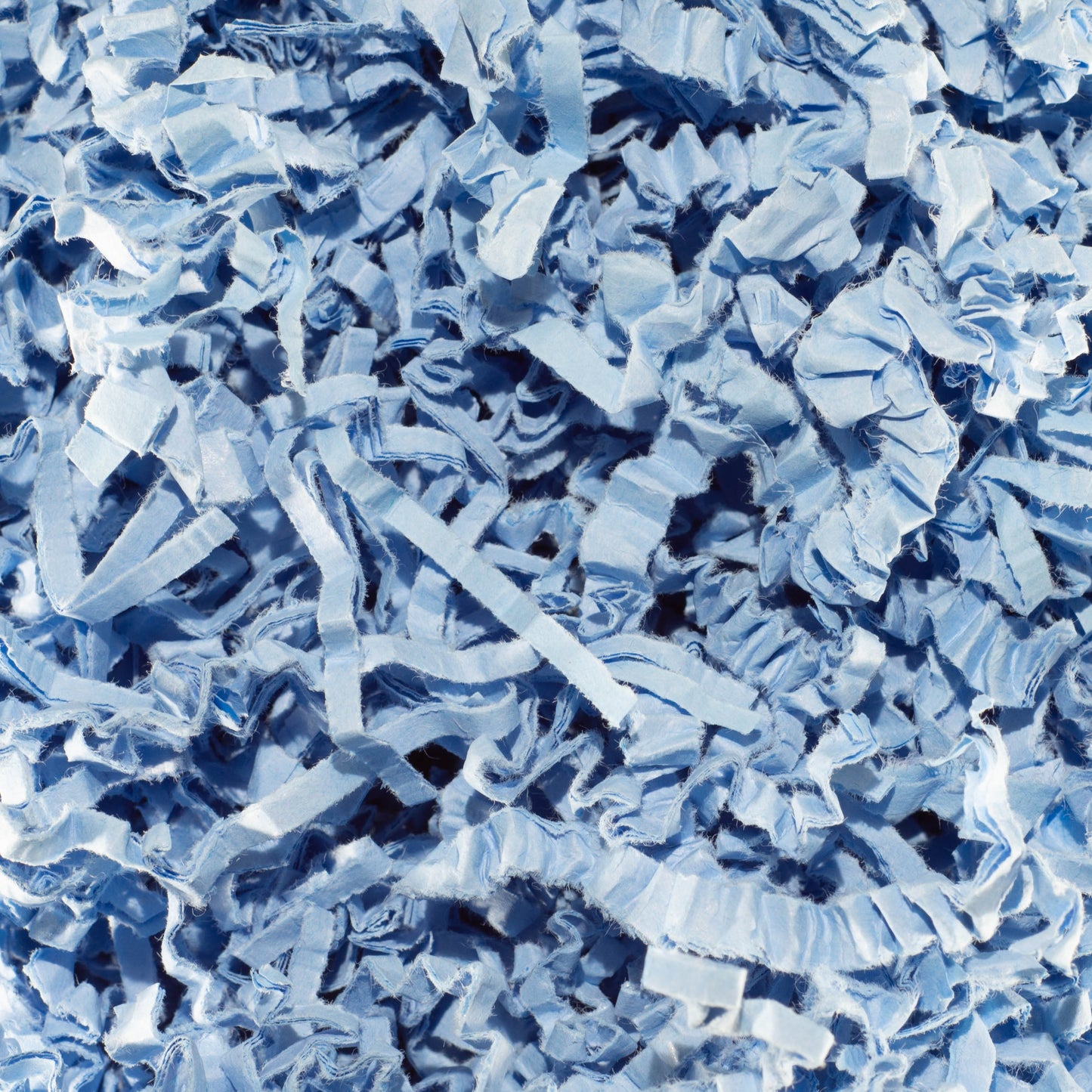 Light Blue Sizzle-Fill Gift Basket Filler - 10 lb Box - Made in Canada