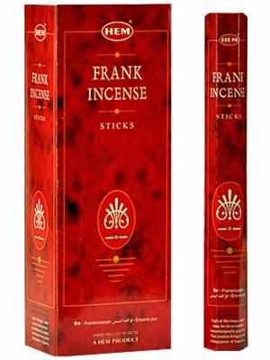 Hem FRANKINCENSE 20 Incense Sticks per inner box (Box of 6 Packs)