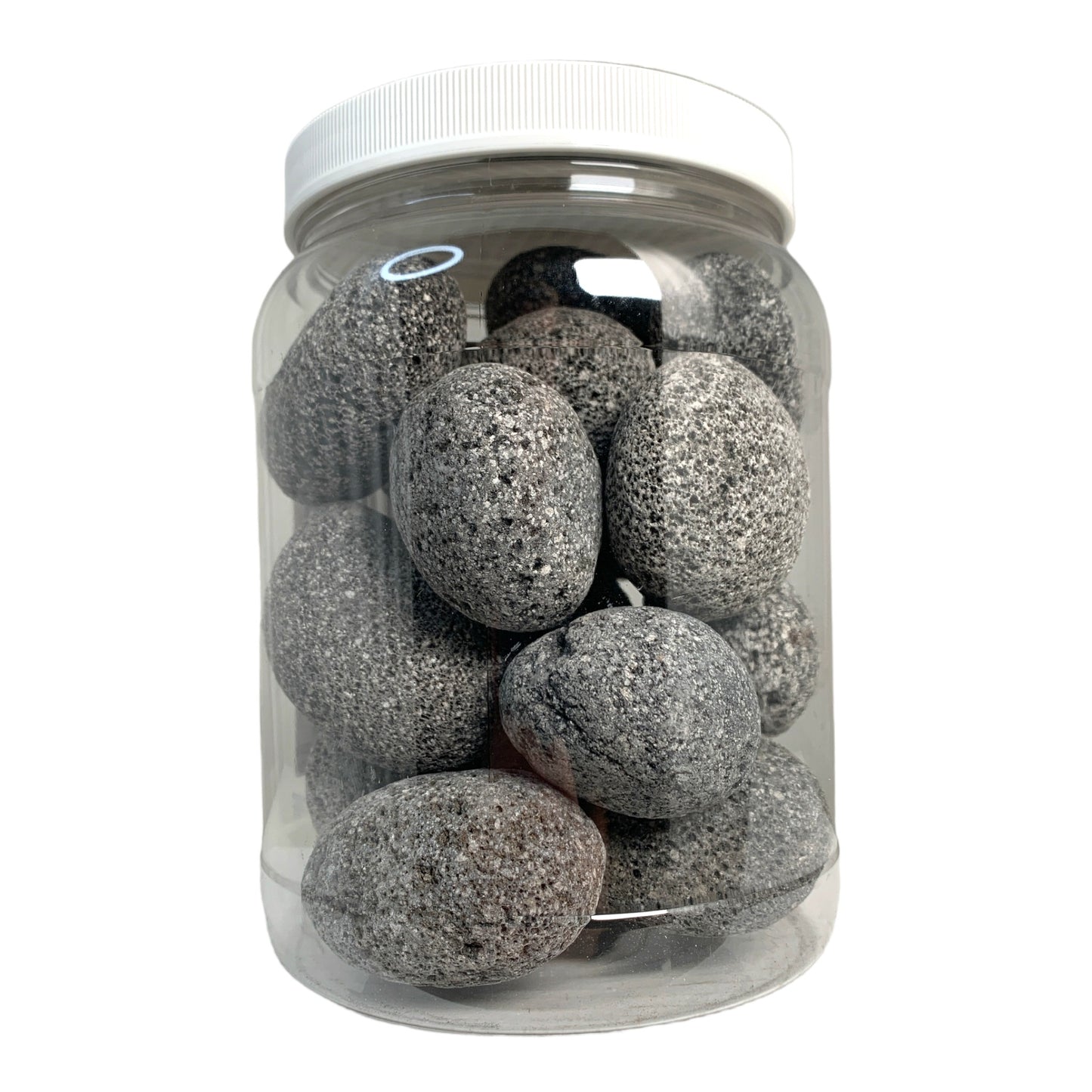 Black Lava Pebble 50 to 70 mm - Medium PB2 JAR