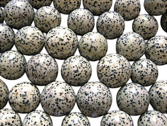 Dalmatian Jasper  - 40-90mm - Sphere - Sold by the gram - India - NEW225