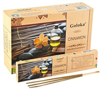 Goloka Aroma Series - Cannelle - Bâtons d'encens 15 grammes par boîte intérieure (12/boîte) NEW920