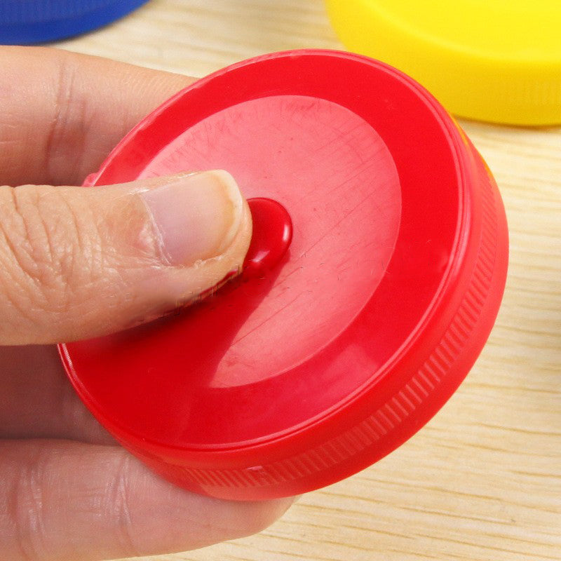 Tape Measure Round with Center Button - Red - Mini  Retractable 36 inch - 5x1.2 cm - NEW424