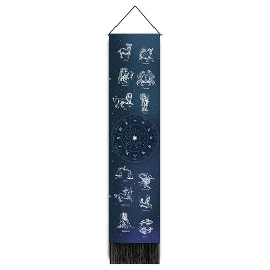 Cintre mural Zodiac Tapestry - 12,5 de large x 51 pouces de long - 32,5 × 130 cm - Chine - NEW922