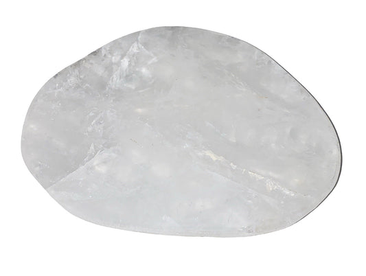 Clear Quartz Coasters - 3.7 to 4 inch - Brazil - NEW122