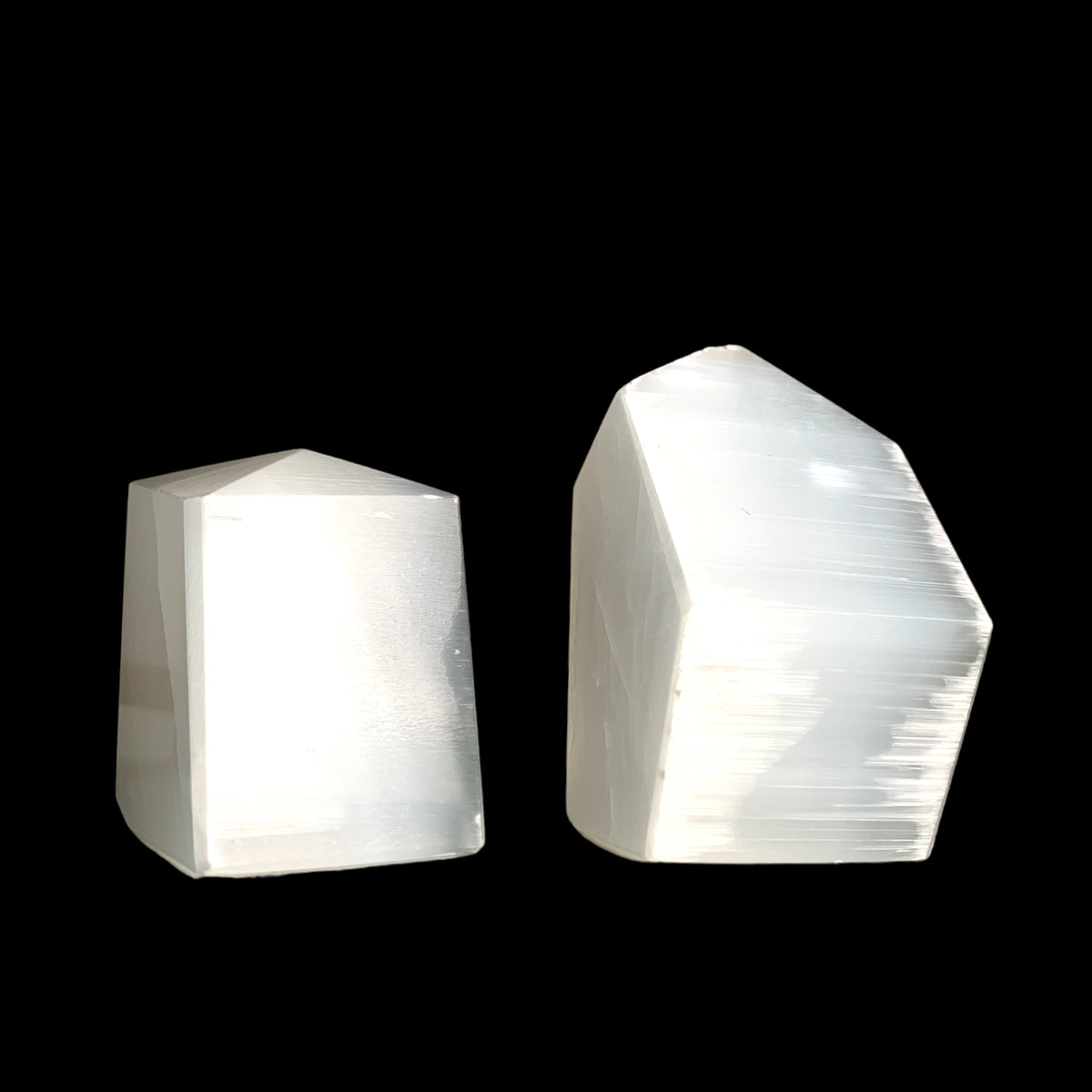 Selenite Chunky Points - 45-65mm (8pcs per kg) - Price per gram - 
Polished Points