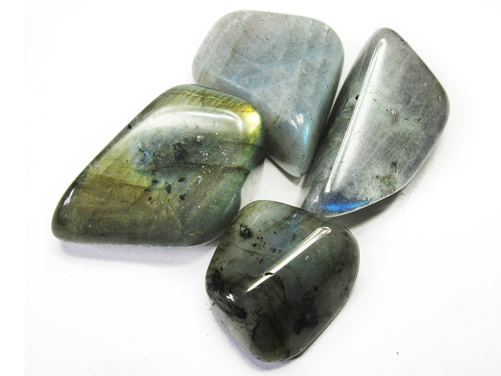 Labradorite Tumbled Stones - Medium 20 - 30 mm - 1 LB - Madagascar