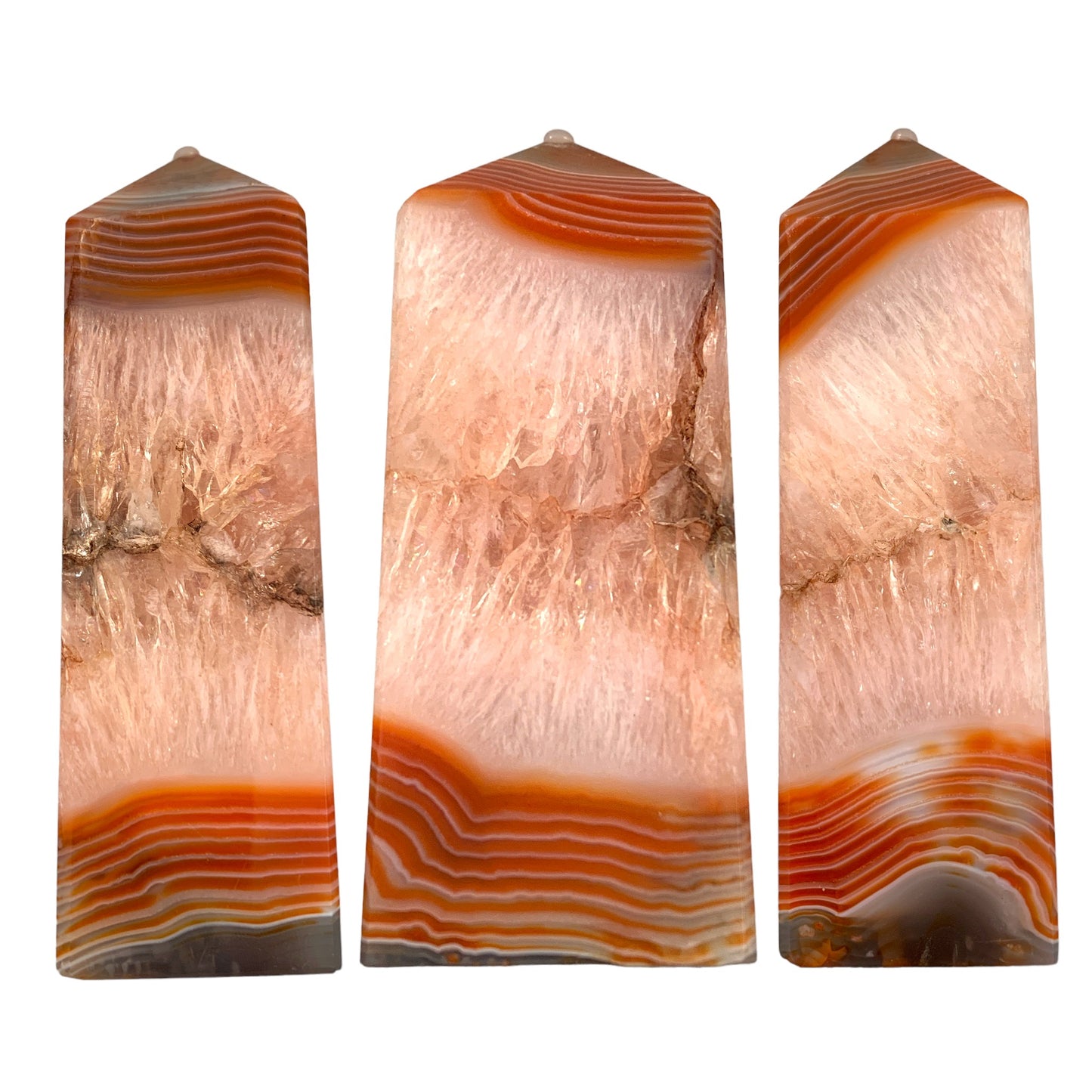 Sardonyx - Polished Towers - 110mm - Price per gram per piece - China - NEW622