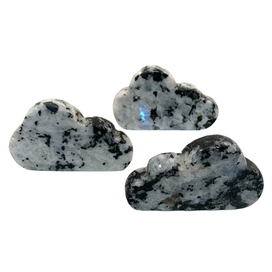Rainbow Moonstone Clouds - Medium - Price per gram - India - NEW1122