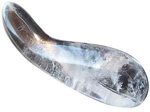 CLEAR QUARTZ #1 - Whale Massage Tool Handheld - 3.5 inch 90 grams - NEW521