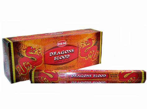 Hem Dragon Blood 20 bâtons d'encens par boîte intérieure (6/boîte) NEW421