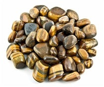 Tiger Eye Tumbled Stones - 15 to 25mm - 500 Gram (1.1 Pound) - India