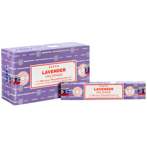 Satya Incense - Lavender - Box Of 12 Packs