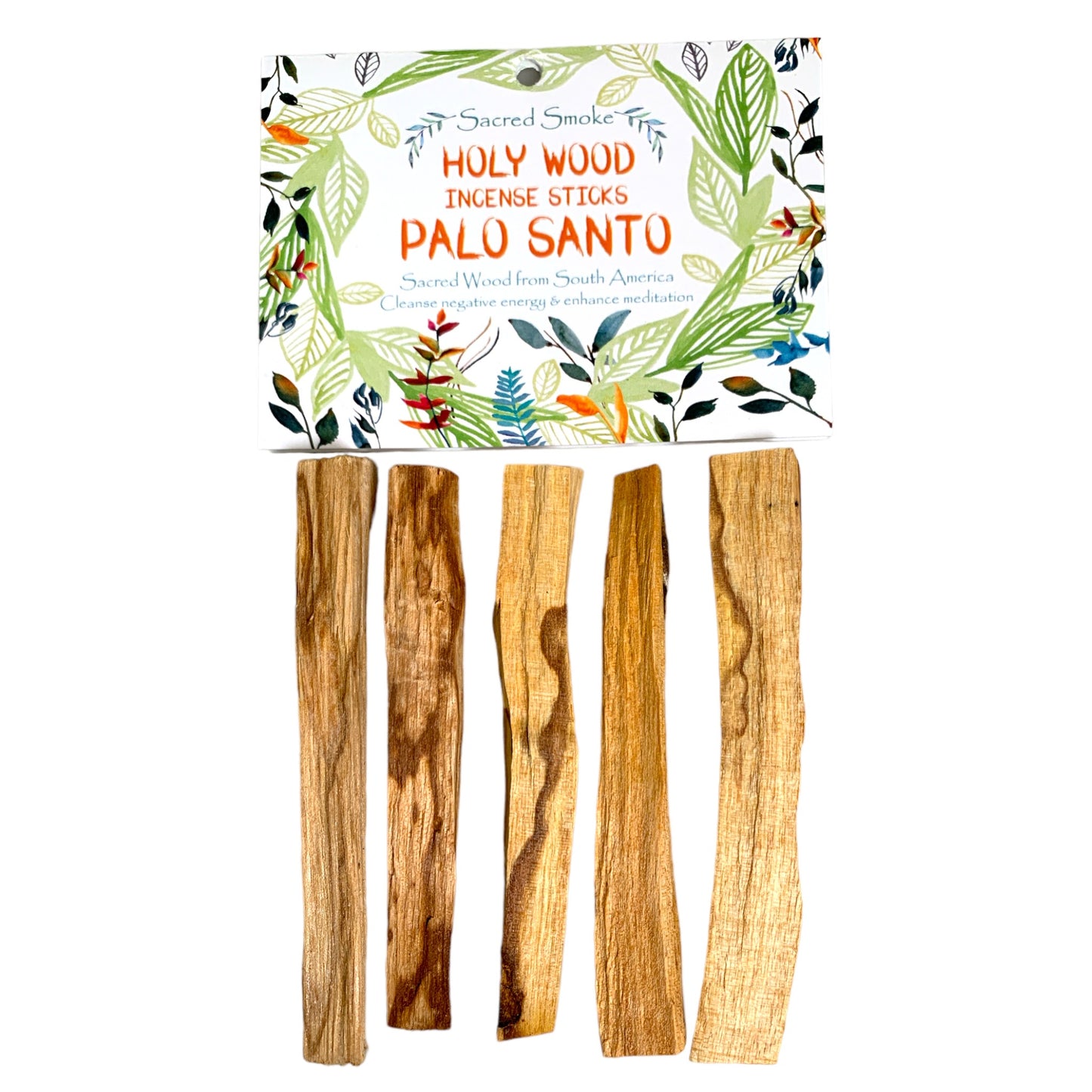 PK/5 PALO SANTO HOLY WOOD STICKS Smudge Supplies
