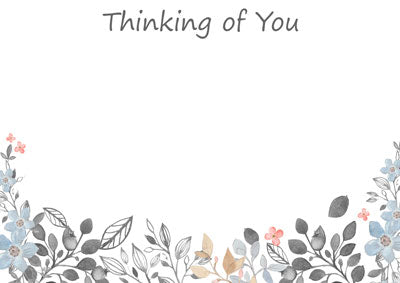 PK/50 - Flora Cards - Thinking Of You - Flowers