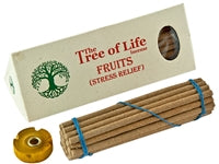The Tree of Life Incense - FRUITES Stress Relief - 30 Sticks - 4 inch - NEW1120