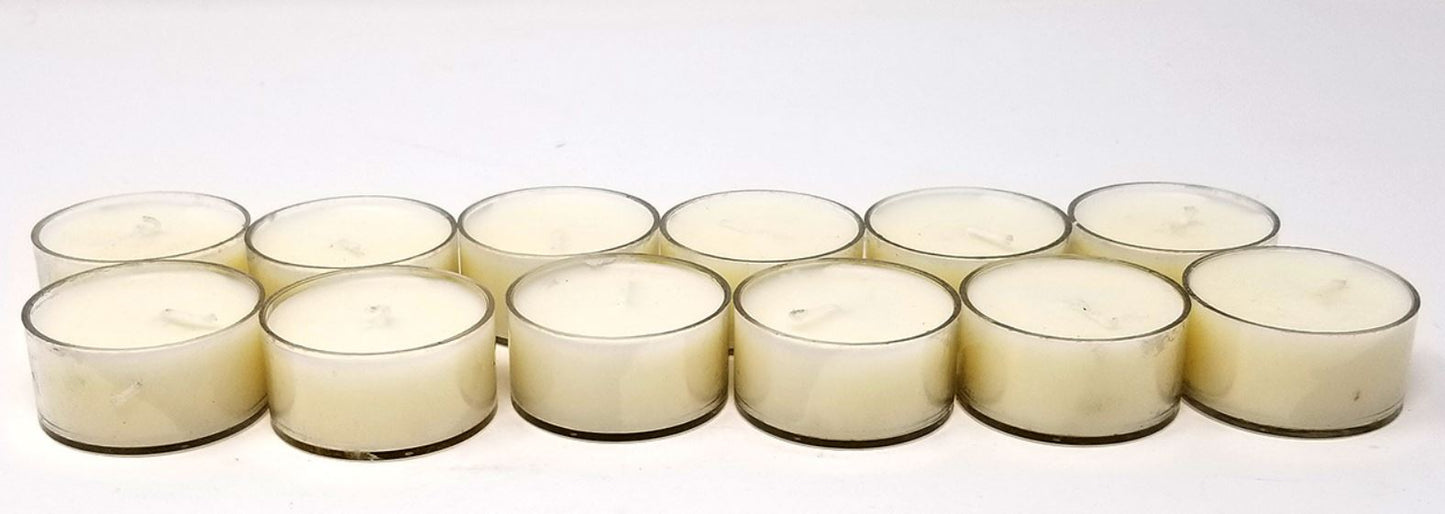 Satya FRANKINCENSE T-Lite Candles - 12 per pack - made with pure FRANKINCENSE Oil - NEW1020