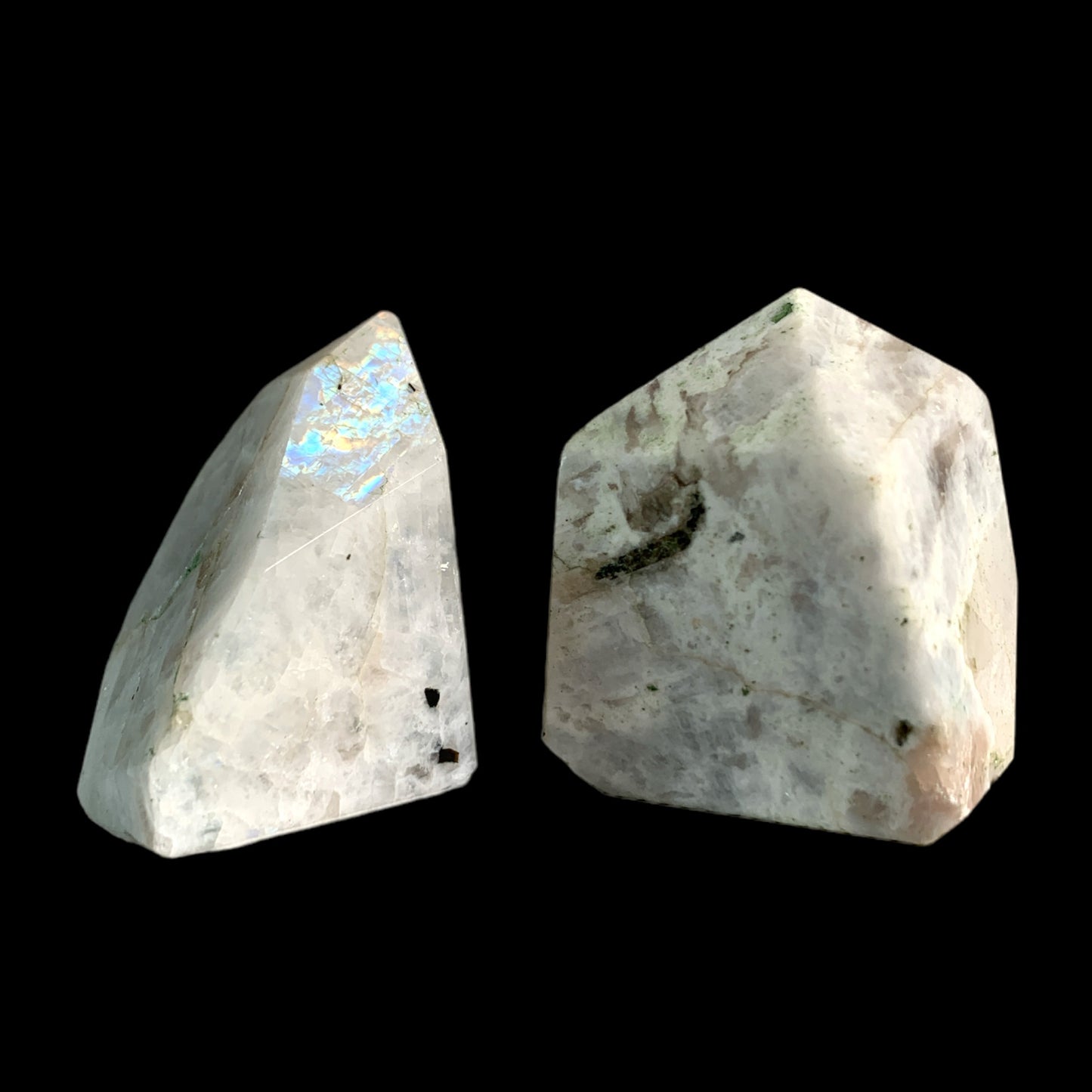 Rainbow Moonstone Chunky Points - 40-60mm (12-15pcs per kg) - Price per gram - Polished Points