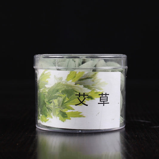 Mugwort scent - Natural Fragrant Backflow Incense Cones - 50Gram Box - 15x25mm Cones