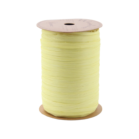 Matte Rayon Raffia - Banana - 100 yards