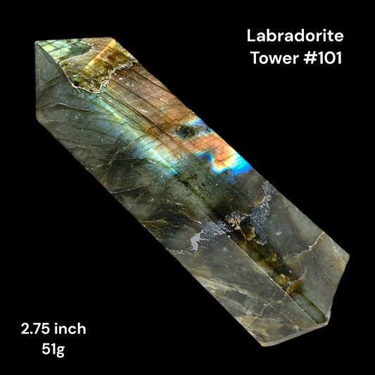 Labradorite - 2.75 inch - 51g - Polished Towers