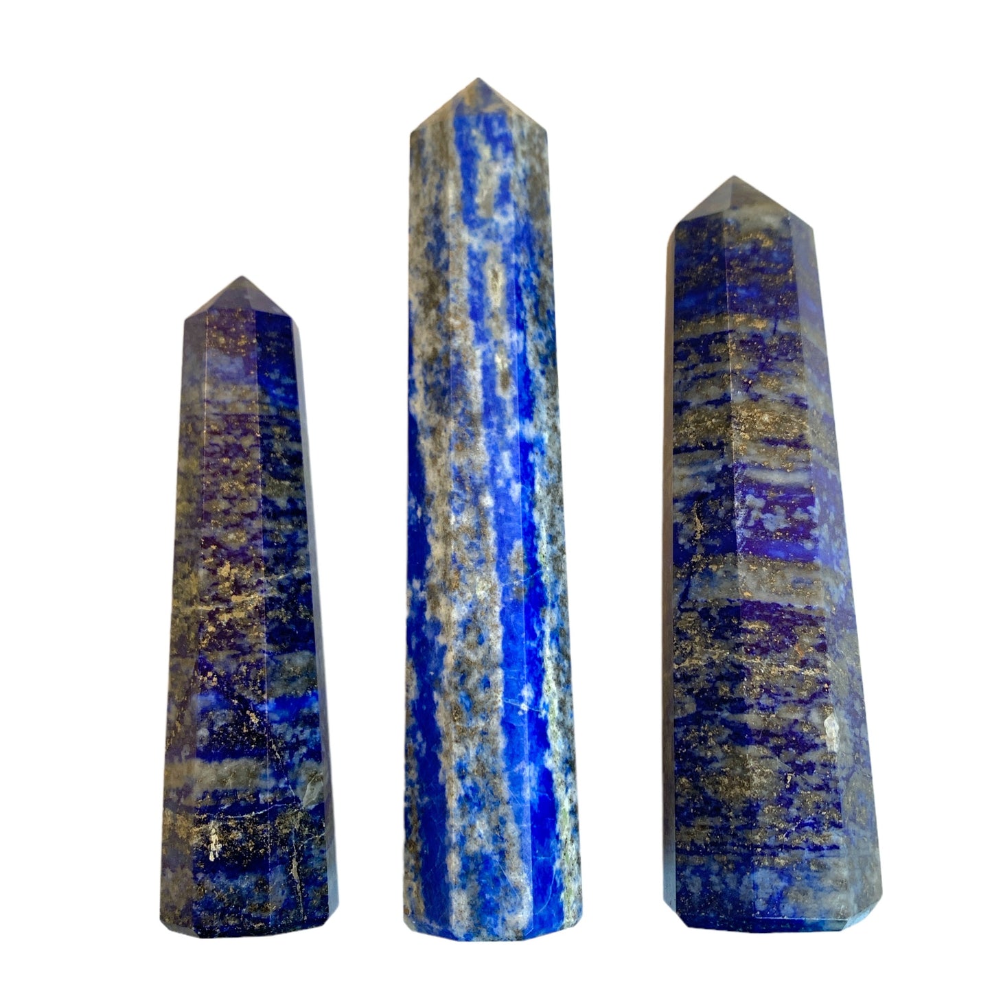Lapis Lazuli - 3 to 5 inches - Price per gram - India - Polished Points