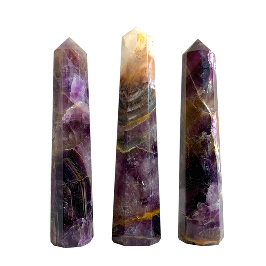 Amethyst - 4 inch - 110 grams - Polished Points -Size & Weight Approx.