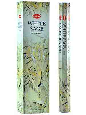 Bâtonnets Jumbo Hem White Sage 16"L - 10 bâtonnets (6 paquets par boîte)