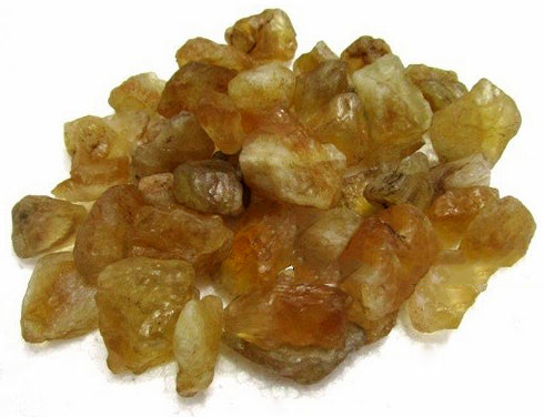 CITRINE Raw Tumbles Stones 25 to 40mm - 500 Grams (1.1 LB.) - India