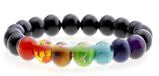 Bracelet Chakra - Noir