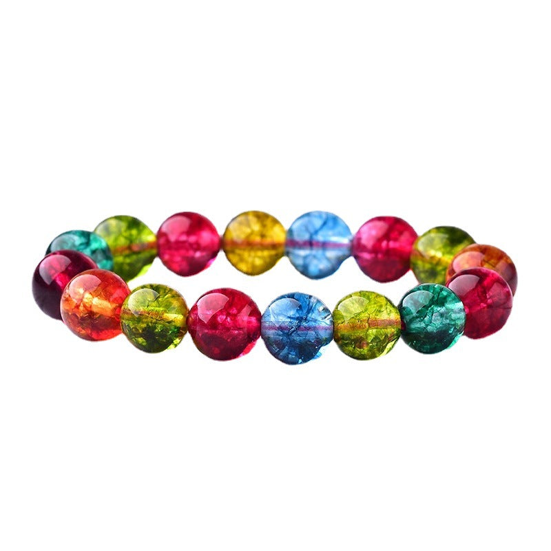 Bracelet Tourmaline multicolore 10mm - NEW222