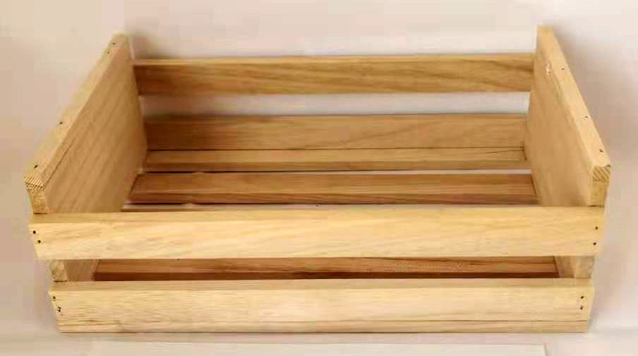 Natural Wood Tray - Medium - 10 x 6.5 x 3.5 inch - Paulownia - China