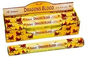 Tulasi Incense - Dragons Blood - Box of 6 Packs 20 Sticks per - NEW1120