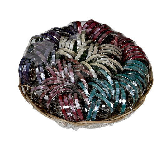 SHELL RINGS 1/8 Assorted Colors & Sizes