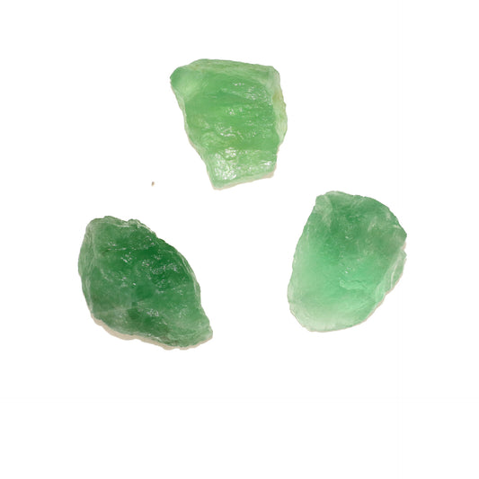 Natural Rough Green Fluorite with Quartz Raw Stone - 4-6 cm Assorted Sizes - Sold by the kilo - China - NEW222