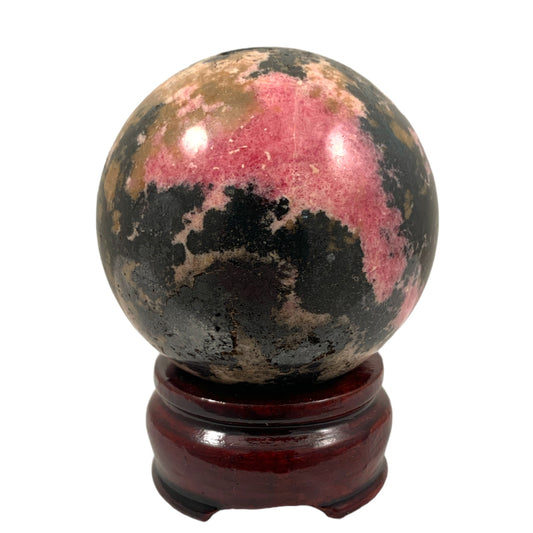 Rhodonite Stone SPHERE Ball - 50-70mm - Vendu au gramme - NEW622