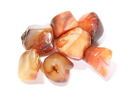 Carnelian Tumbled Stones - Small 18 - 25 mm - 1 LB - Madagascar