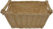 PANIER DE RANGEMENT EN SAULE NATUREL 12 x 16 x 7 pouces