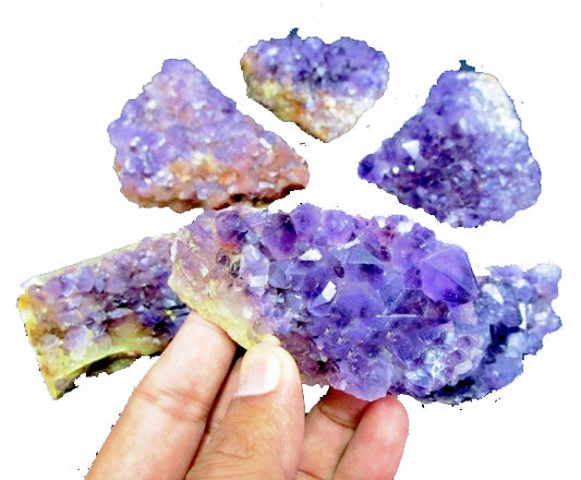 Amethyst Clusters Assorted Sizes - India - Price per KG - NEW1020