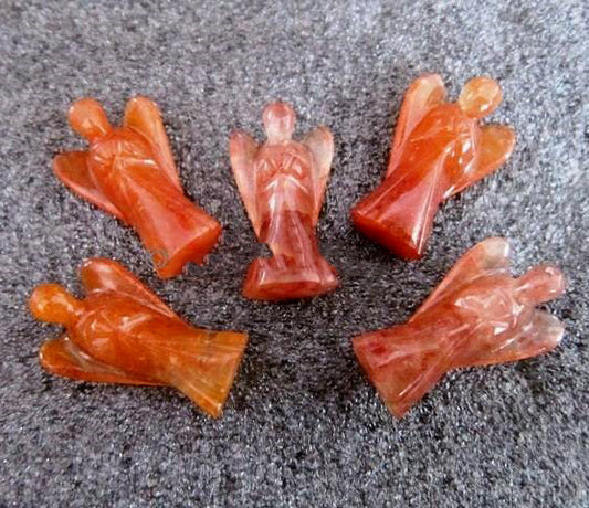 Orange Jade Angel - 1 inch - 18 grams - NEW422