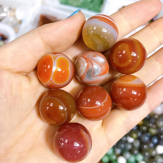 CARNELIAN - 20-25 mm - Sphere - NEW622 - Order by piece 10=10 balls